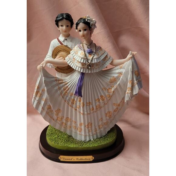 MONTEFIORI COLLECTION FLAMINGO COUPLE DANCERS FIGURINES DANIEL'S COLLECTION 8”H - Picture 9 of 11